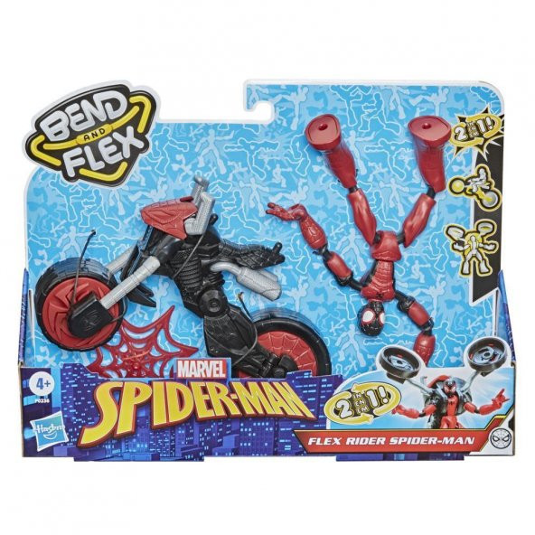 Orjinal Spiderman Örümcek Adam Araç ve Figür Avengers Bend Flex Spider-Man Araç ve Figür