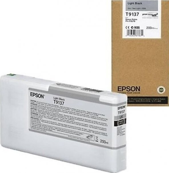 Epson T9137 Ultrachrome Açık Siyah Kartuş (2024) - SC-P5000/5070 Uyumlu Kartuş