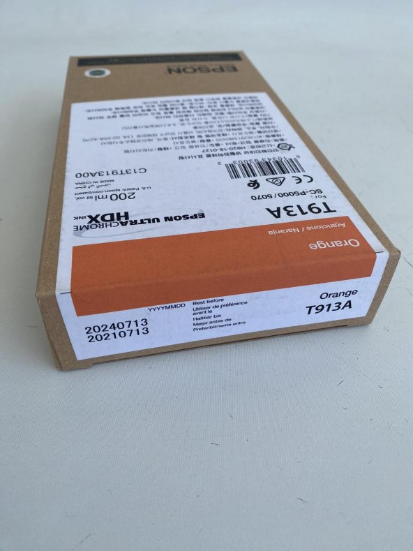 Epson T913A Ultrachrome Turuncu Kartuş (2024) - SC-P5000/5070 Uyumlu Kartuş - 4