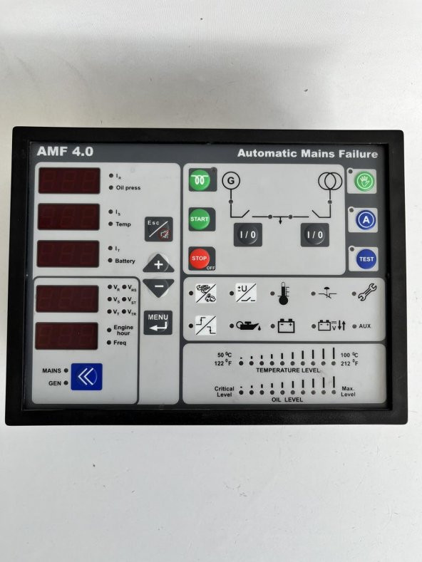 AMF 4.0 Automatic Mains Failure Jeneratör Kontrol Paneli 2.El - 3