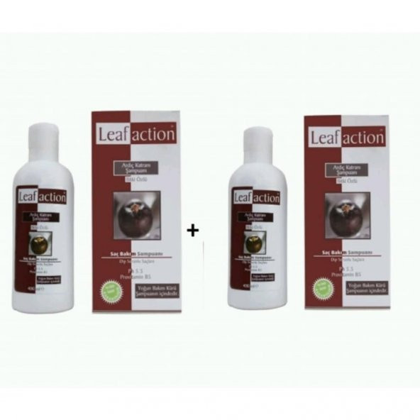 Leaf Action Ardıç Katranlı Bakım Şampuanı 2 x 400 ML