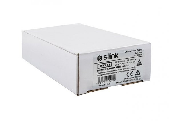 S-LINK SL-KA200 12V 15A 195W METAL KAMERA GÜÇ KAYNAĞI - 4