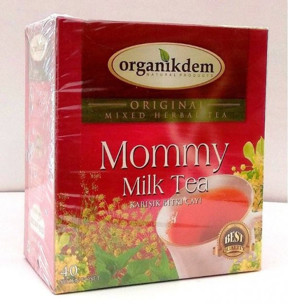 Organikdem Mommy Milk Karışık Bitki Süzen Poşet Çay 2li 40 x 2 G