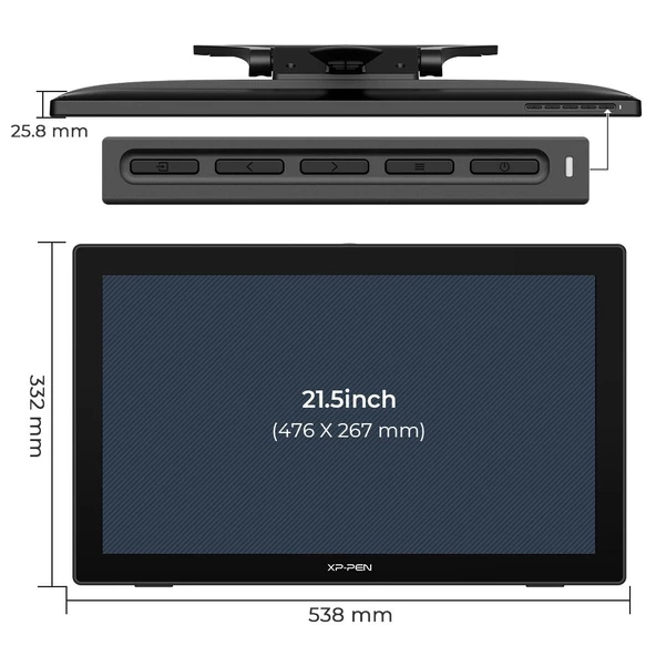 XP-Pen Artist 22 2nd Generation Grafik Ekran Tablet - 4