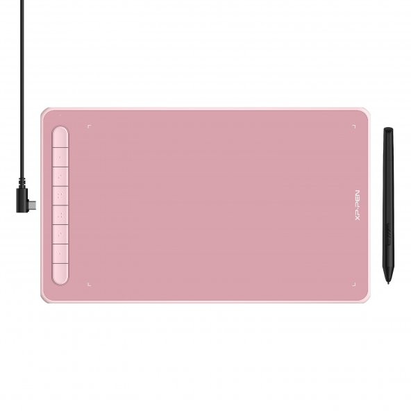 XP-Pen Deco LW_PK Bluetooth Kablosuz Grafik Tablet Pembe