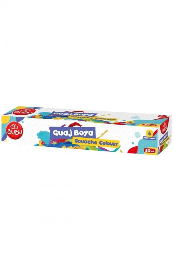 Bu-bu Guaj Boya 6 Renk Bırlesık Pot 20ml.