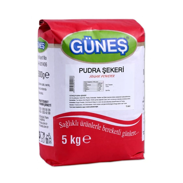 Güneş Pudra Şekeri 5 kg