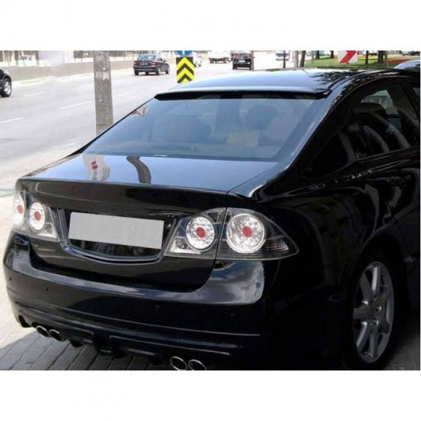 Ps Dizayn Honda Civic Fd6 Hibrid Style - Cam Üstü Spoiler 2006-2011