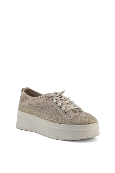 GUJA 23Y385 YÜKSEK TABAN FİLELİ KADIN SNEAKER SPOR AYAKKABI - 2