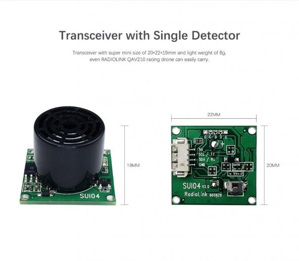 Su04 Ultrasonic Mesafe Sensörü Radiolink -Suı04 Radiolink - 3