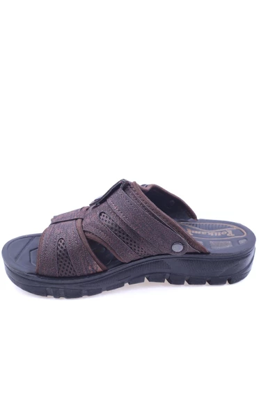 Polikamp 2843 Erkek Ortopedik Taban Günlük Terlik Sandalet - 6