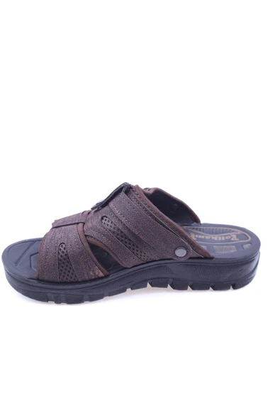 Polikamp 2843 Erkek Ortopedik Taban Günlük Terlik Sandalet - Resim 6