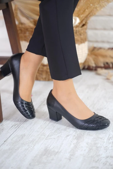 GoldStep 8641 Kadın 5 Cm Topuklu Günlük Ayakkabı - Resim 5