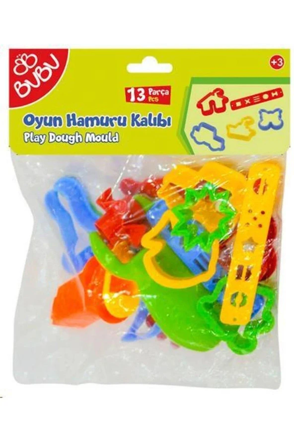 Bu-Bu Oyun Hamuru Kalıbı 13 Parça Oyun Hamuru Kalıbı