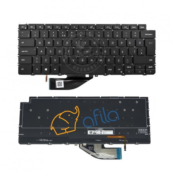 Dell Vostro 3400 (2020) Notebook Klavye - Tuş Takımı / Siyah TR - ışıklı