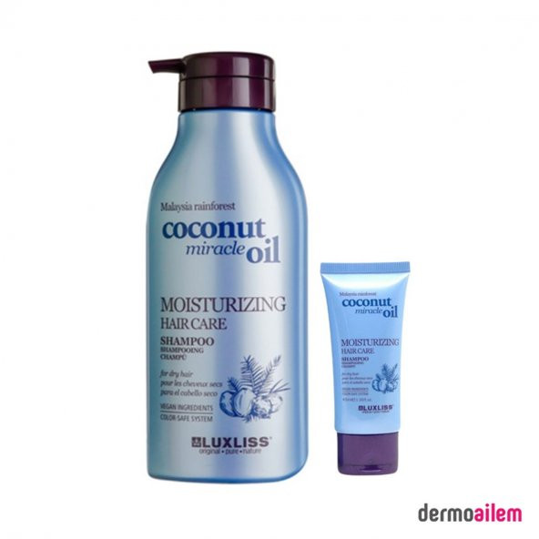 Luxliss Coconut Miracle Oil Moisturizing Hair Care Shampoo 500 ml