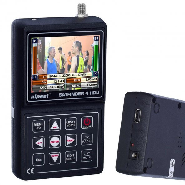 UYDU BULUCU SATFINDER 4 HD USB DİJİTAL ALPSAT AS04-HDU