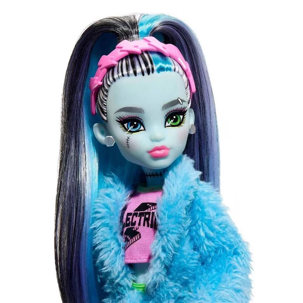 Orjinal Monster High Bebekler Creepover Party Frankie Stein - 5