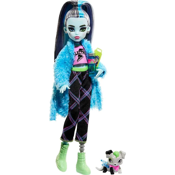 Orjinal Monster High Bebekler Creepover Party Frankie Stein - 2