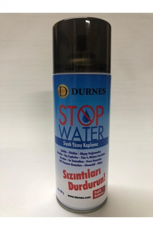 Fix 1 Adet Su Sızdırmaz Sprey , Sızıntı Önleyici Sprey , Yüzey Kaplama / Stop Water / Siyah