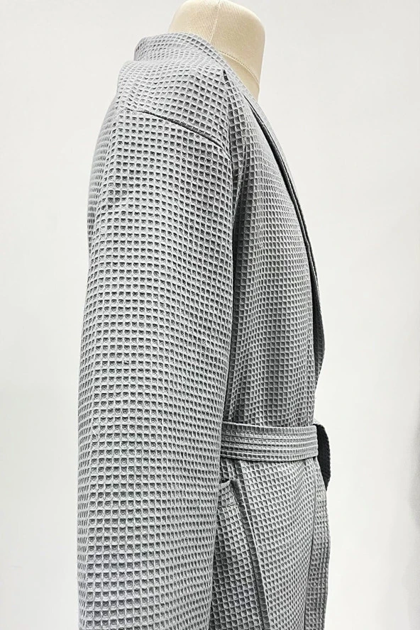 Plus Peştemal Bornoz  100 Pamuklu (100 Cotton) / Gri - 2