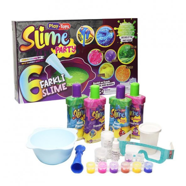 Eğitici Bilim Oyuncakları Party Slime Hazırlama Seti Büyük Boy Eğitici Çocuk Aktivite Setleri