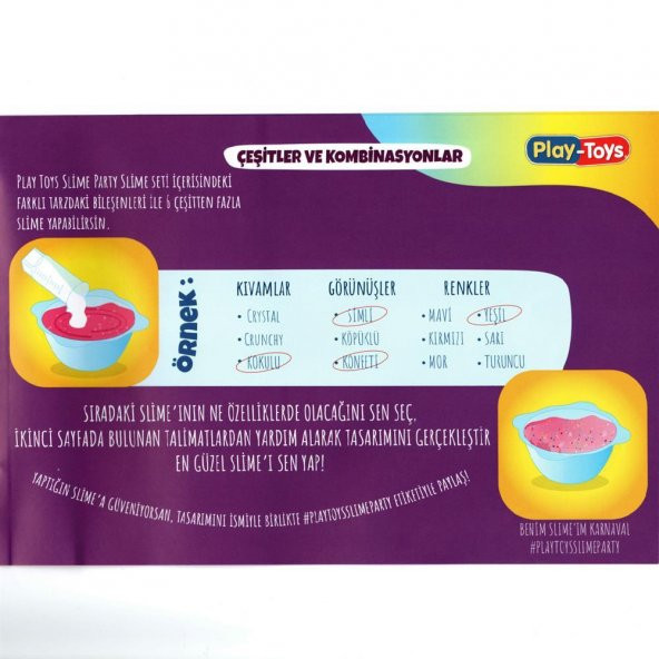 Eğitici Bilim Oyuncakları Party Slime Hazırlama Seti Büyük Boy Eğitici Çocuk Aktivite Setleri - 5