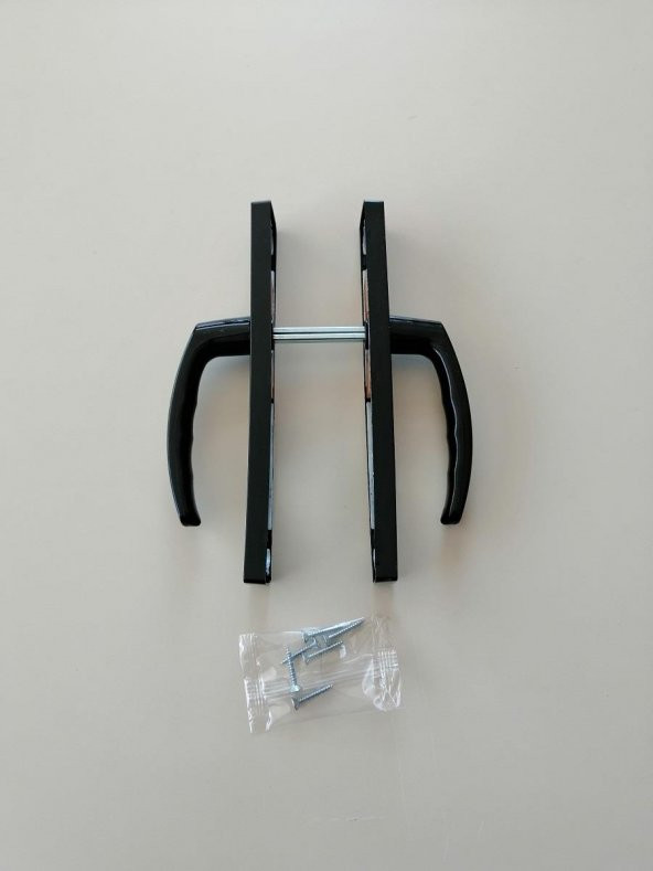 YALE PVC KAPI KOLU PLASTİK SİYAH - 4