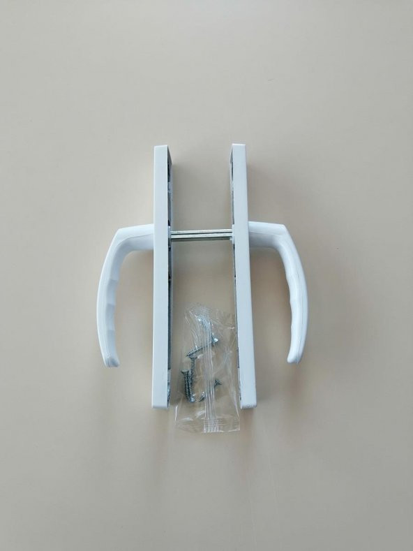 YALE PVC KAPI KOLU PLASTİK BEYAZ - 3