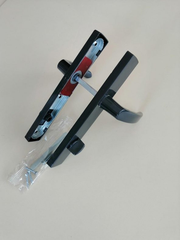 WC PVC KAPI KOLU PLASTİK ANTRASİT GRİ - 2
