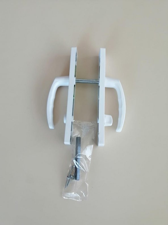 WC PVC KAPI KOLU PLASTİK BEYAZ - 2