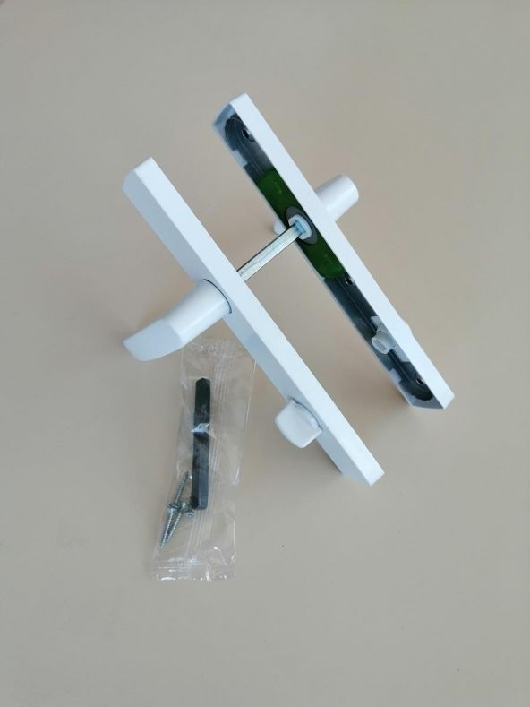 WC PVC KAPI KOLU PLASTİK BEYAZ - 3