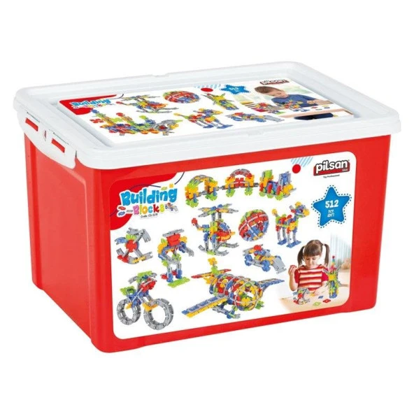 PİLSAN BUILDING BLOCKS 512 PARÇA