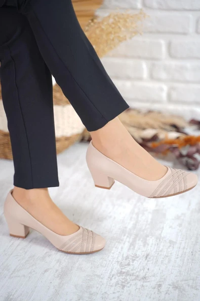 GoldStep 8641 Kadın 5 Cm Topuklu Günlük Ayakkabı - Resim 6