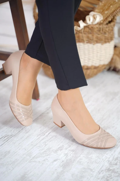 GoldStep 8641 Kadın 5 Cm Topuklu Günlük Ayakkabı - Resim 4