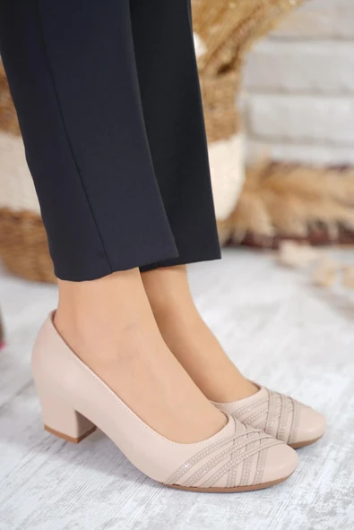 GoldStep 8641 Kadın 5 Cm Topuklu Günlük Ayakkabı - Resim 2