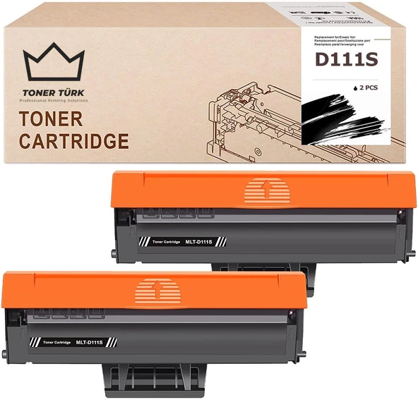 Samsung MLT-D111S Muadil Toner 2'li Paket / Xpress M2020 / M2022 / M2070