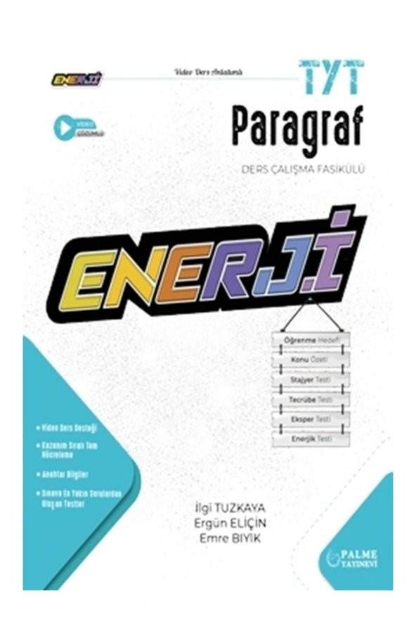 Enerji Tyt Paragraf Ders Çalışma Fasikülü - 2