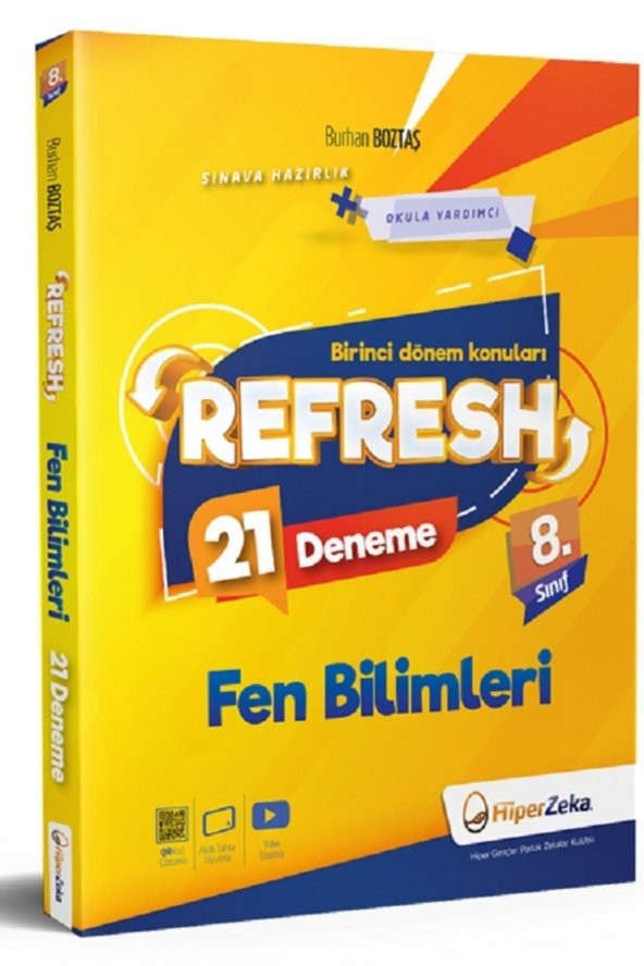8. Sınıf Refresh Fen Bilimleri 21 Deneme  Lgs 1. Dönem Konuları ürün görseli