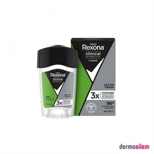 Rexona Men Clinical Protection Erkek Stick Deodorant Active Fresh 45 ml