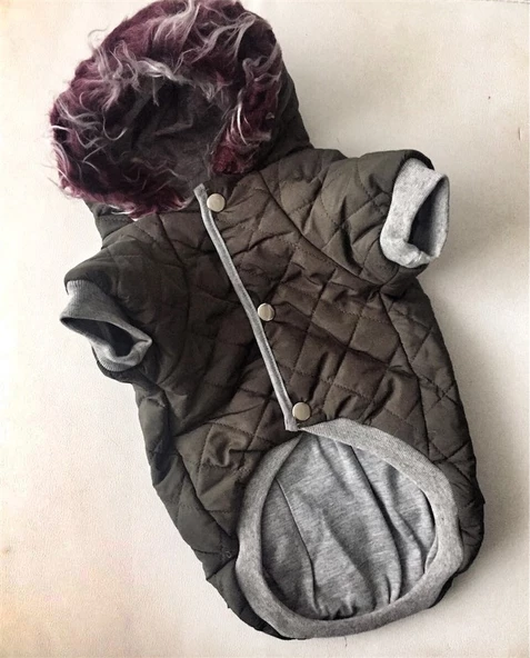 NEFTİ YEŞİL POOF CUTIE by Kemique - Köpek Montu - 3