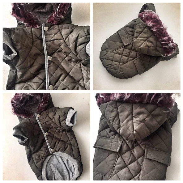 NEFTİ YEŞİL POOF CUTIE by Kemique - Köpek Montu - 6