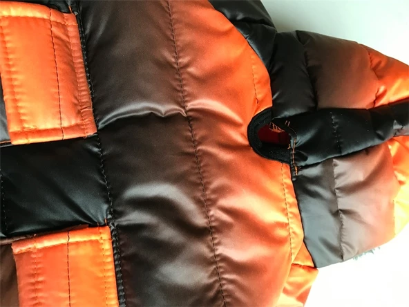 DEGRADE TURUNCU POOF BANG by Kemique Köpek Montu - Resim 9