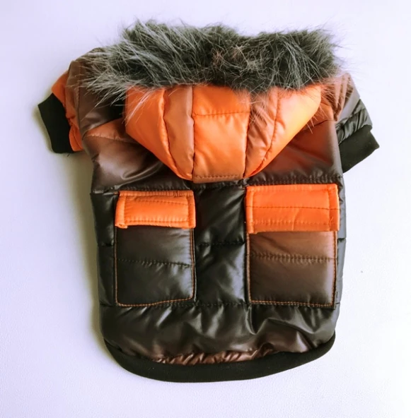 DEGRADE TURUNCU POOF BANG by Kemique Köpek Montu - Resim 8