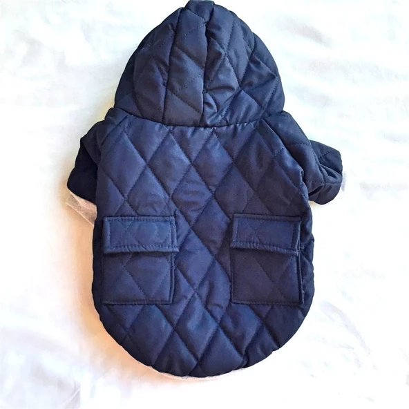 LACİVERT POOF CUTIE by Kemique  KÖPEK MONT KÖPEK PALTO - 9