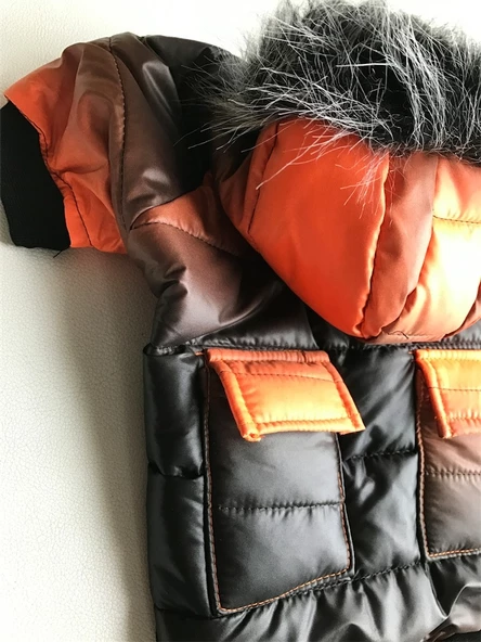 DEGRADE TURUNCU POOF BANG by Kemique Köpek Montu - Resim 5