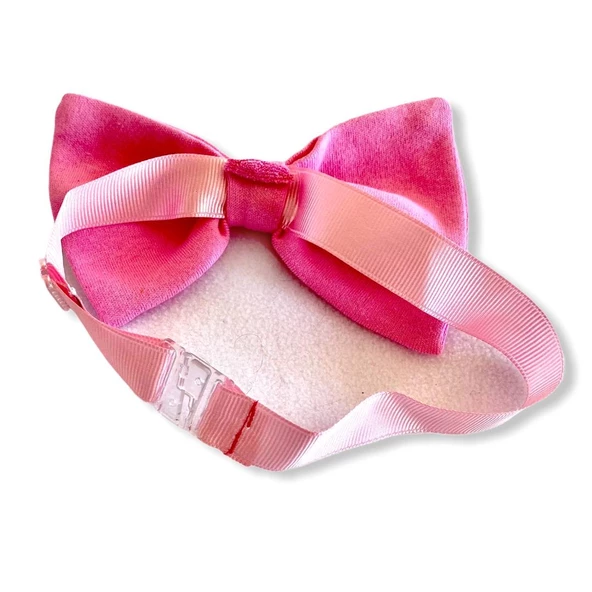 KEDİ VE KÖPEKLER İÇİN PAPYON  PEMBE - Resim 3