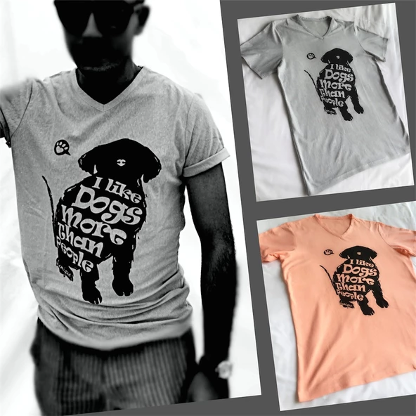 My Best Friend Has Paws Tişört Gri - 8