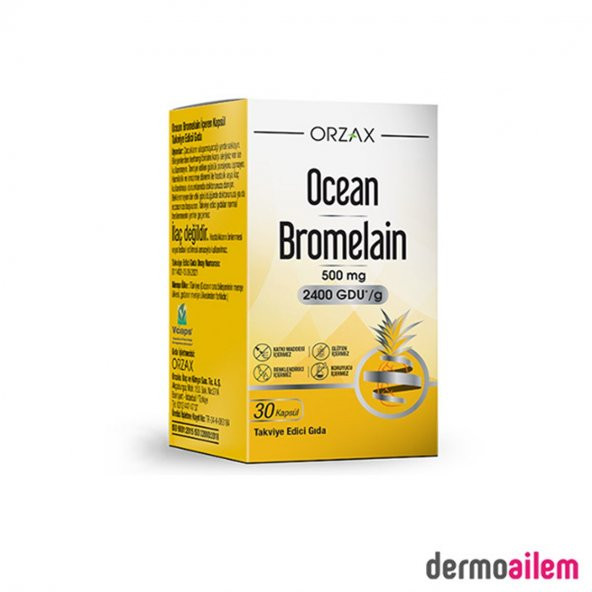 Ocean Bromelain 500mg 30 Kapsül