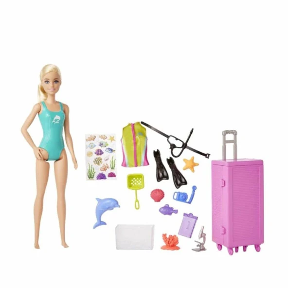 HMH26 Barbie Deniz Biyoloğu Oyun Seti - 2